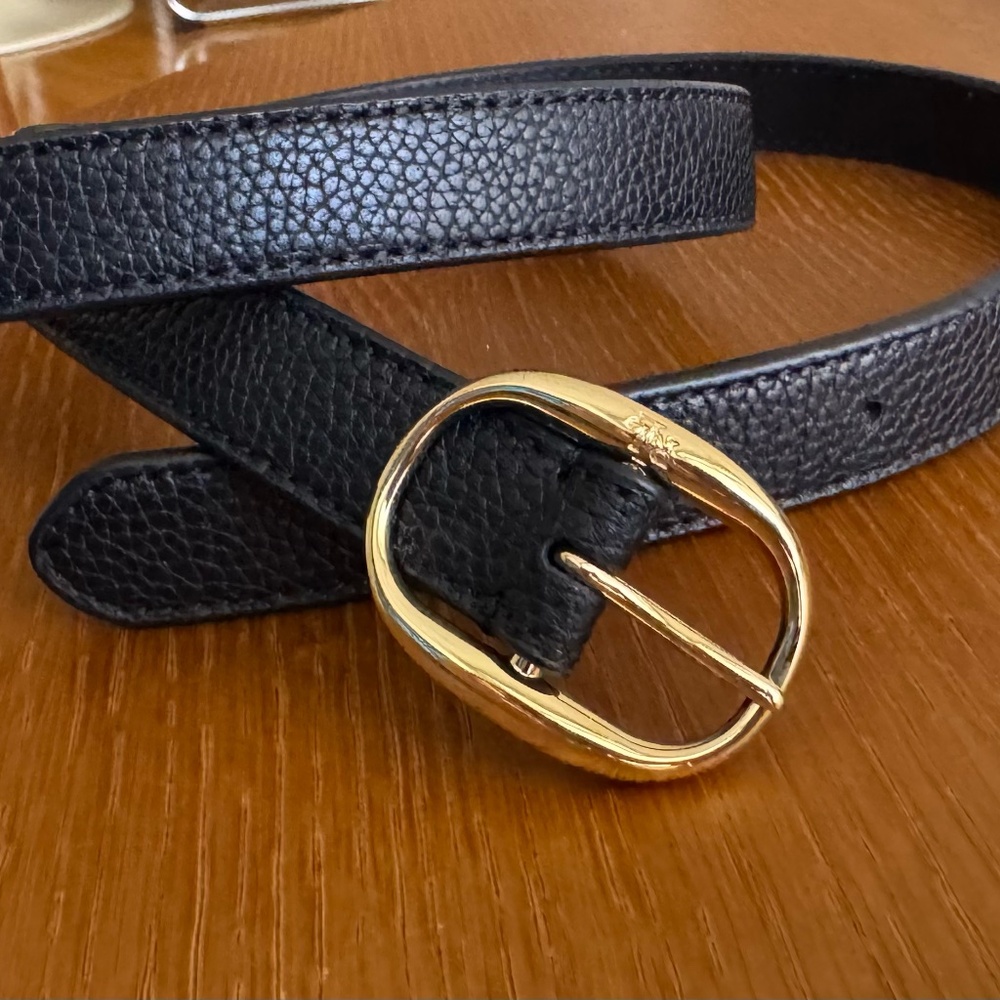 Lauren Ralph Lauren Black Leather Belt